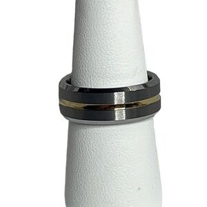 Nuni Jewelry 8mm Tungsten comfort band wedding ring NWT